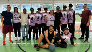 Prefeitura de Timóteo entrega traves para equipe do goalball da ADEVITA