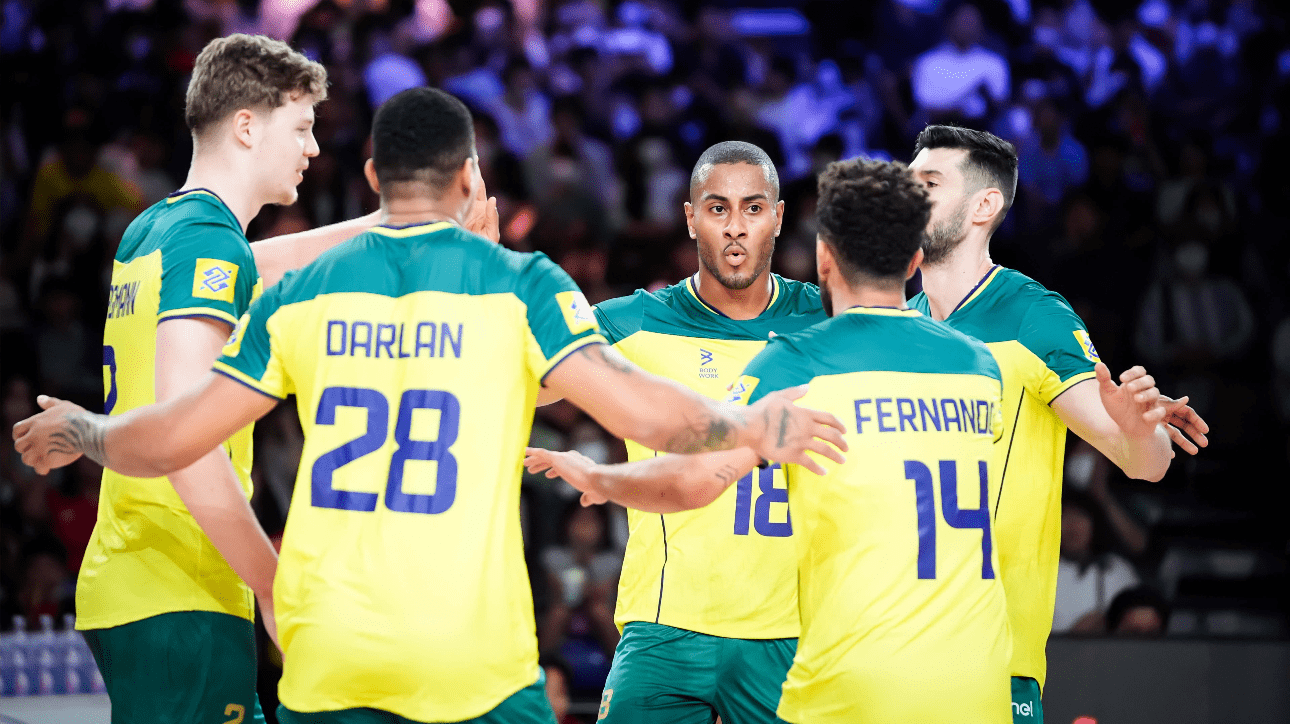 Seleção Brasileira masculina de vôlei (foto: Reprodução/FIVB)