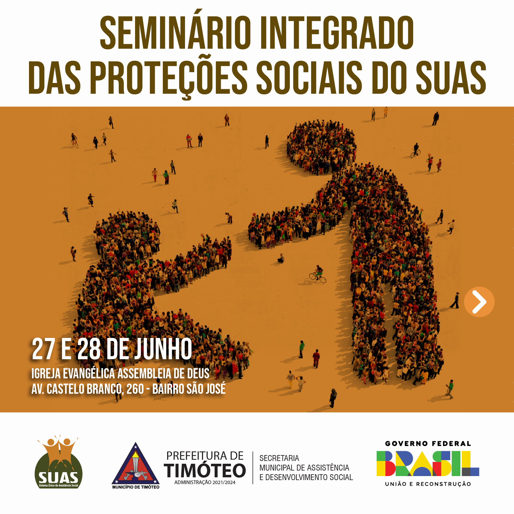 Timóteo organiza Seminário Integrado das Proteções Sociais do SUAS