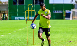 América em treino no CT Lanna Drumond (foto: Mourão Panda/América)