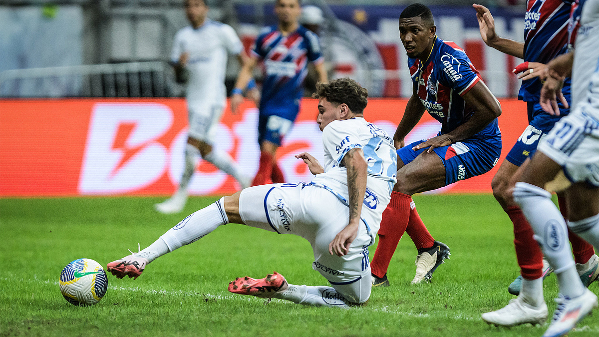 Cruzeiro perdeu para o Bahia por 4 a 1 (foto: Gustavo Aleixo/Cruzeiro)