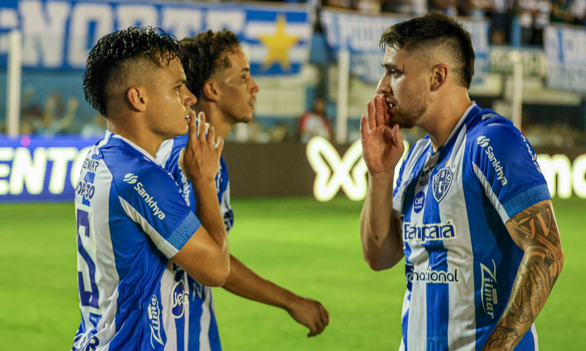 Jogadores do Paysandu comemorando (foto: Jorge Luís Totti/Paysandu)