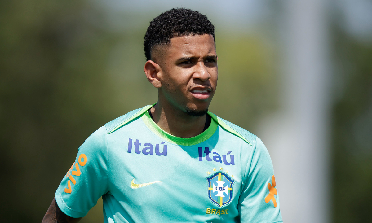 Savinho, ex-Atlético, em treino pela Seleção Brasileira (foto: Divulgação/CBF)