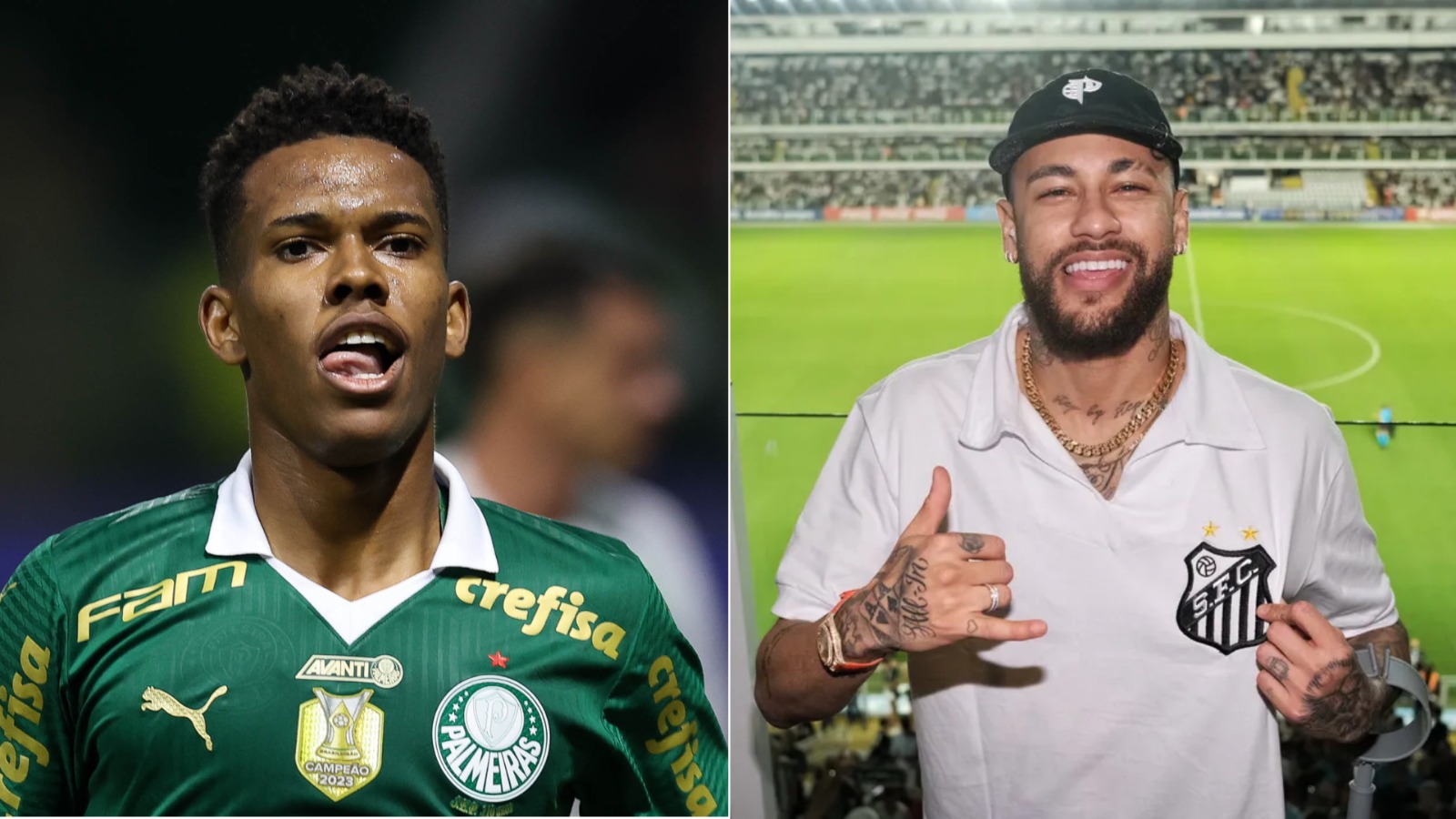 Estêvão melhor que Neymar? Veja comparativo do início dos jogadores