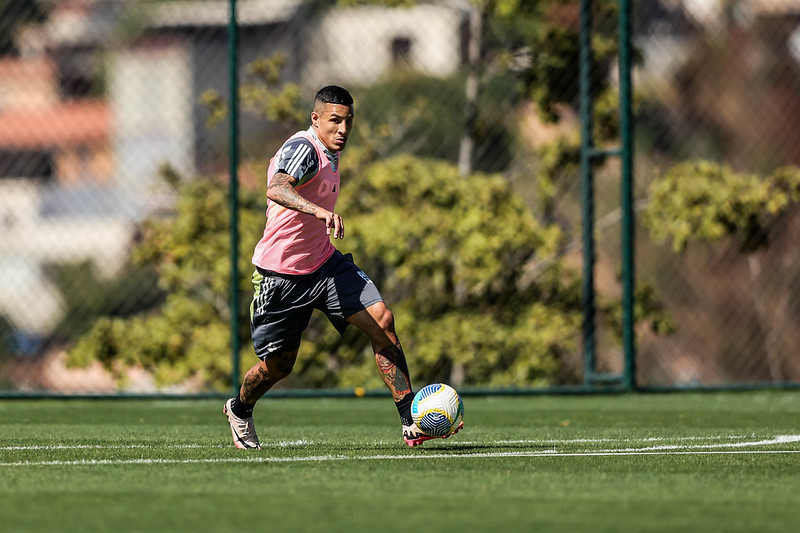 Arana é desfalque de peso para o Atlético diante do Vasco - (foto: Pedro Souza/Atlético)