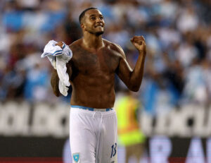 Atacante Nathaniel Mendez-Laing defende a Seleção da Guatemala (foto: AFP)