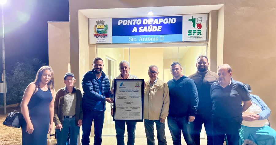 Machado inaugura Ponto de Apoio à Saúde no Santo Antônio II