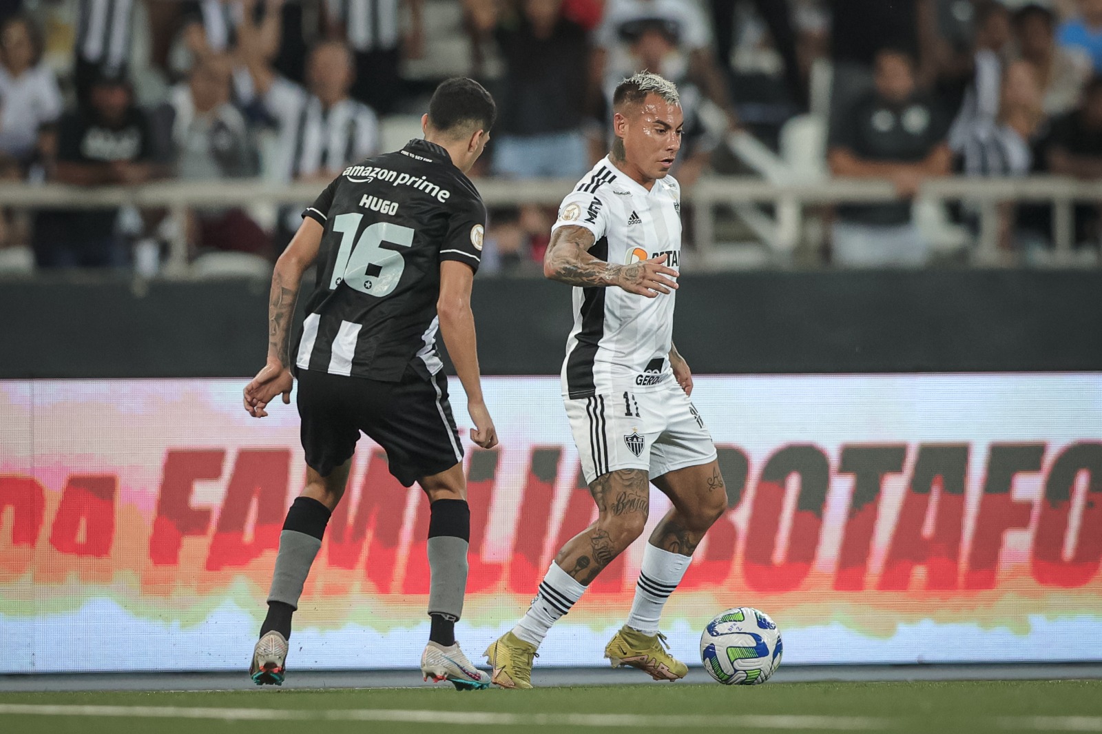 Última partida entre Botafogo e Atlético no Nilton Santos ficou 2 a 0 para o time carioca (foto: Pedro Souza/Atlético)