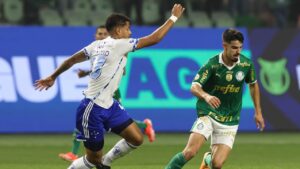 Cruzeiro tem gol anulado e perde para o Palmeiras pelo Brasileiro