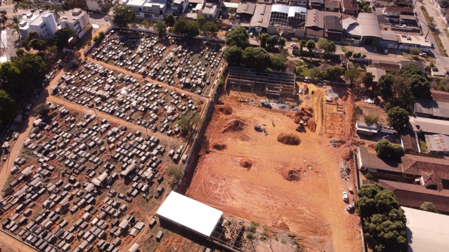 Cemitério Municipal Senhor do Bonfim, em Fabriciano, está sendo modernizado e ampliado