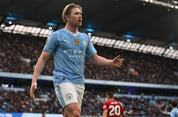 De Bruyne aceita oferta de time árabe e deve deixar o Manchester City