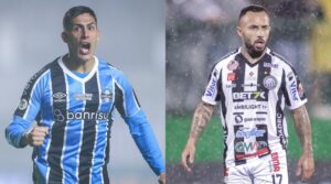 Atletas em jogo (foto: LUCAS UEBEL/GREMIO - Divulgação Operário-PR)