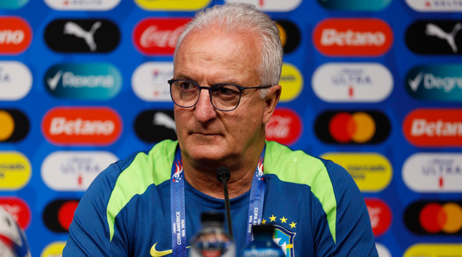 Dorival Júnior em coletiva (foto: Rafael Ribeiro/CBF)