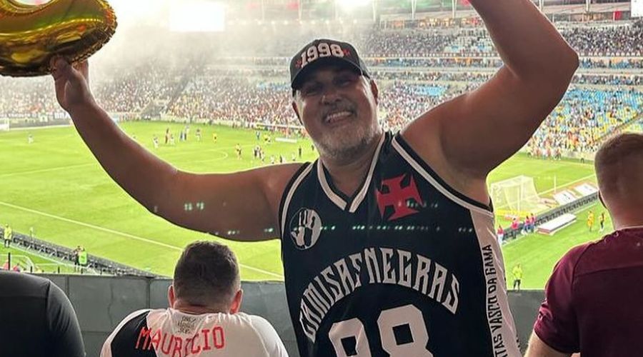 Zé Colmeia em jogo do vasco (foto: Reprodução / Redes Sociais)