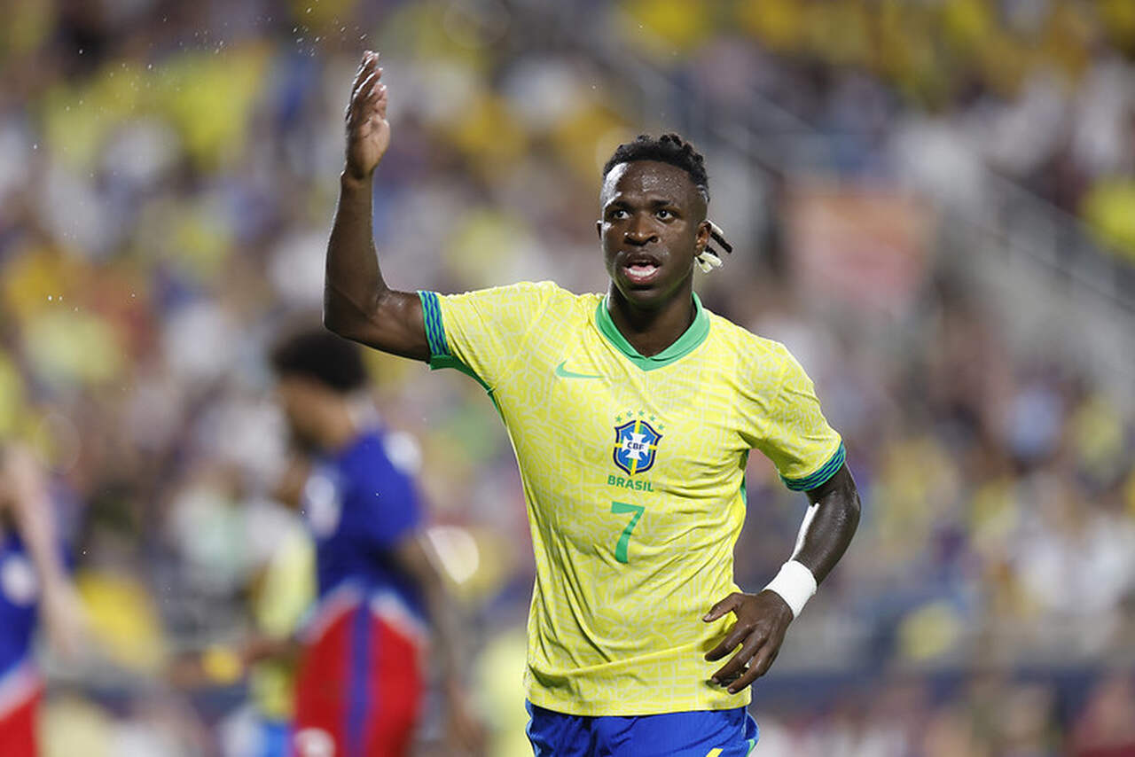 Vinícius Júnior, atacante da Seleção Brasileira (foto: Rafael Ribeiro/CBF)