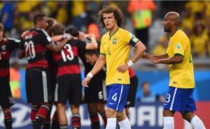 No dia 8 de julho de 2014, o Brasil levou 7 a 1 da Alemanha na semifinal da Copa do Mundo, no Mineirão (foto: Laurence Griffiths / AFP via Getty Images)