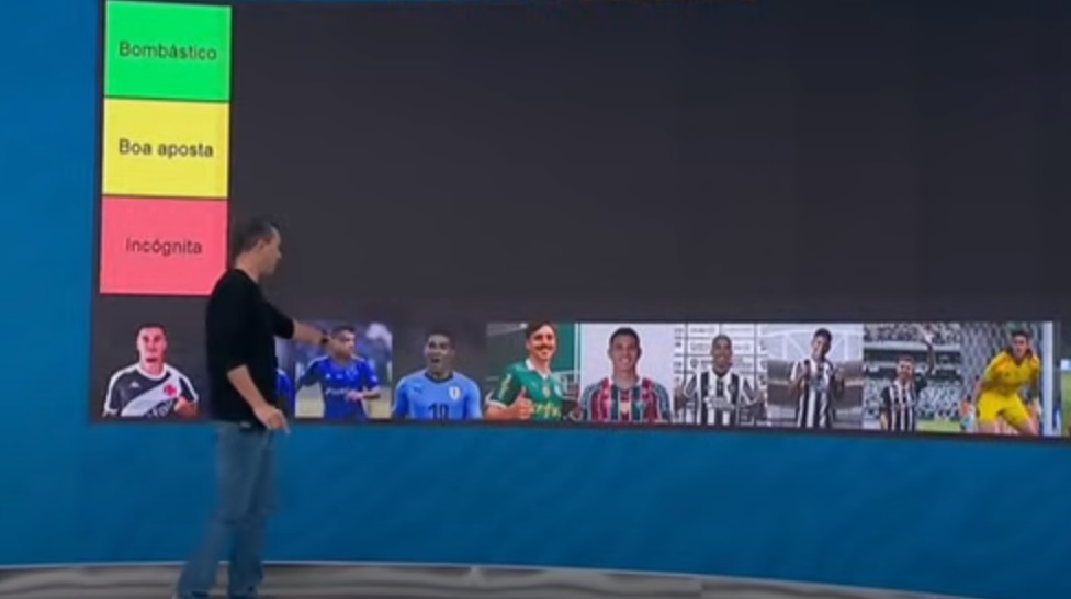 Jornalistas do SporTV classificam reforço do Cruzeiro como ‘bombástico’