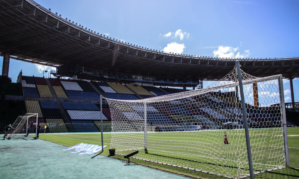 Estádio Kléber Andrade, em Cariacica, no Espírito Santo (foto: Staff Images/Cruzeiro )