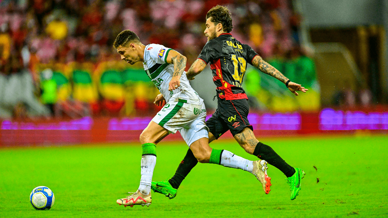 Jogadores de América e Sport, pela Série B (foto: Mourão Panda/América)