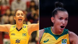 Sheilla Castro e Gabriela Guimarães (foto: FIVB/Divulgação e Wander Roberto/COB)