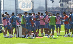 Cruzeiro se prepara para jogos pelo Brasileiro (foto: Leandro Couri/EM/D.A.Press)