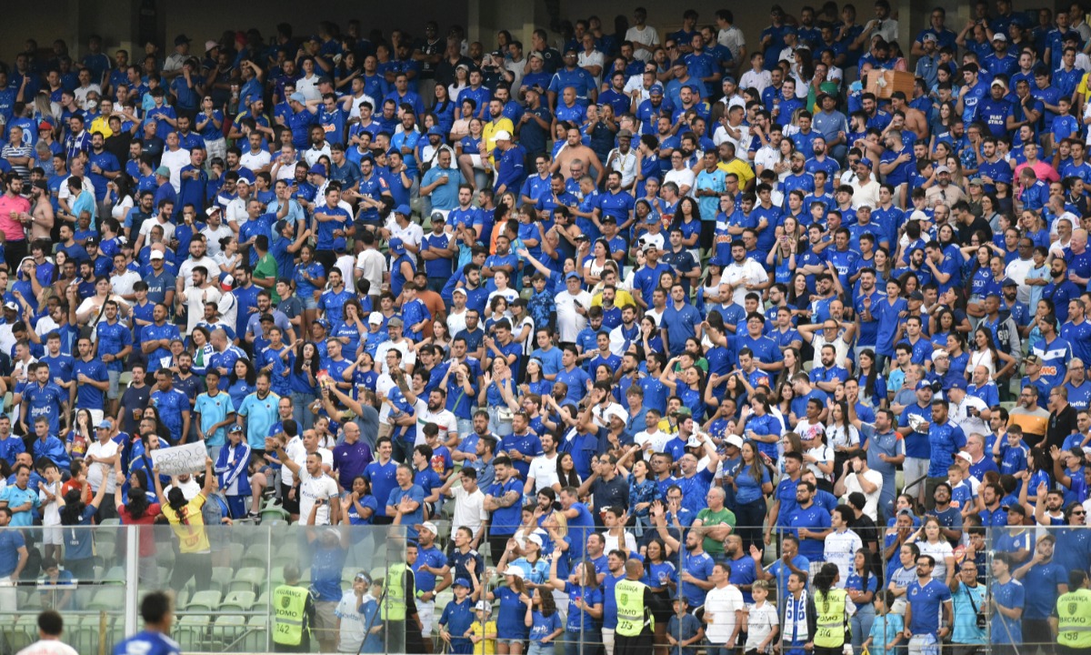 Torcida do Cruzeiro no Independência (foto: Ramon Lisboa/EM/D.A.Press)