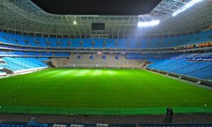 Arena do Grêmio vazia. (foto: Lucas Bledel/Grêmio)