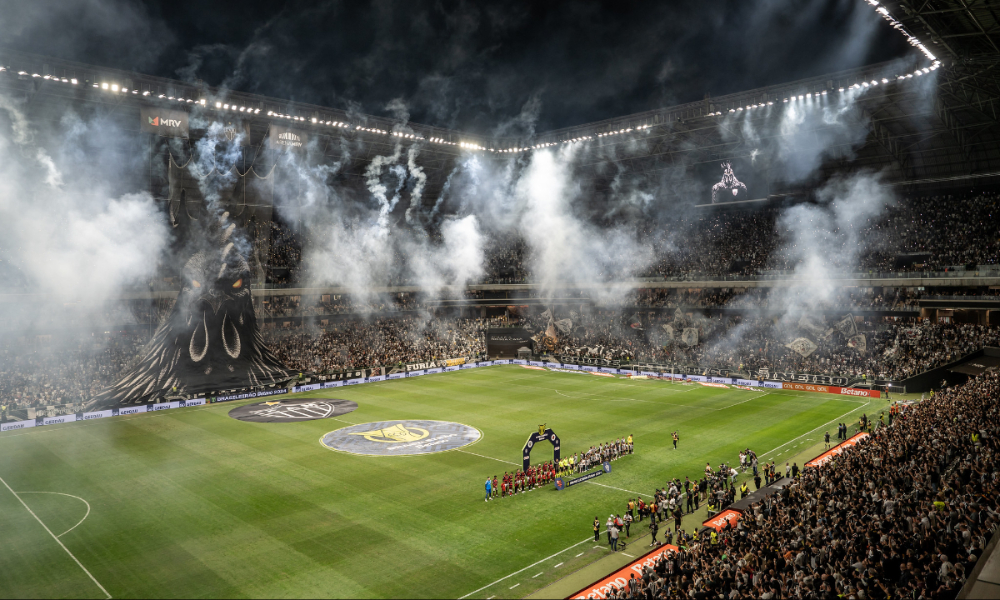 Arena MRV recebeu 39.993 torcedores em Atlético x Flamengo (foto: Daniela Veiga/Atlético)