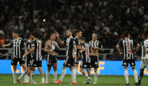 Jogadores do Atlético (foto: Alexandre Guzanshe/EM/D.A Press)