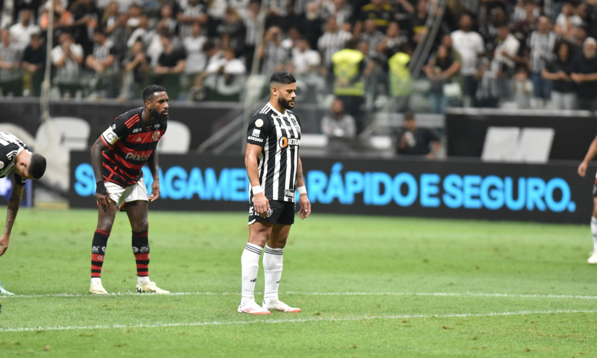 Hulk, atacante do Atlético em jogo contra o Flamengo (foto: Ramon Lisboa/EM DA Press)