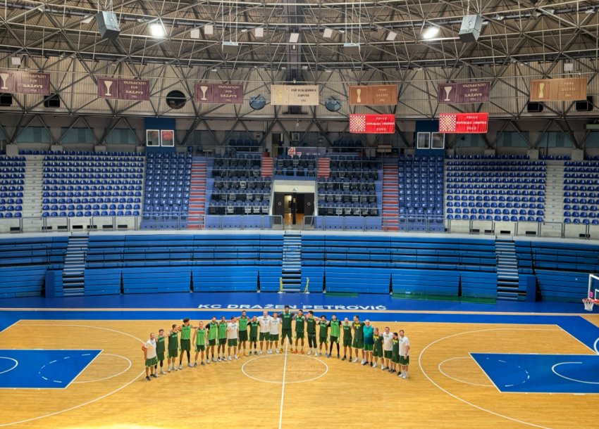 Jogadores da Seleção Brasileira masculina de basquete (foto: Divulgação/CBB)