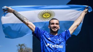 Lautaro Díaz, jogador do Cruzeiro (foto: Gustavo Aleixo/Cruzeiro)