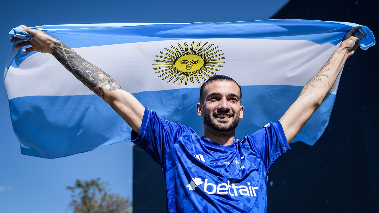 Lautaro Díaz, jogador do Cruzeiro (foto: Gustavo Aleixo/Cruzeiro)