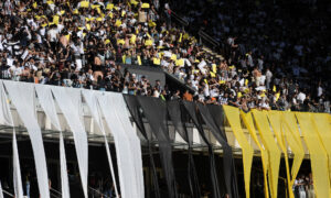 Torcedores do Atlético na Arena MRV (foto: Alexandre Guzanshe/EM/D.A. Press.)