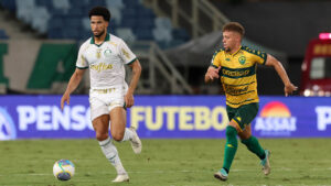 No primeiro turno, Palmeiras venceu na Arena Pantanal por 2 a 0 (foto: Cesar Greco/Palmeiras/by Canon)