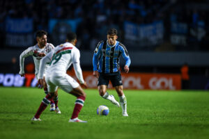 Equipes se enfrentam nesta terça-feira (13/8), no Couto Pereira, em Curitiba, pelo jogo de ida das oitavas de final da Copa Libertadores (foto: LUCAS UEBEL/GREMIO FBPA)