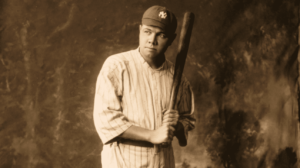 Babe Ruth, antigo jogador de beisebol (foto: Biblioteca do Congresso dos EUA)