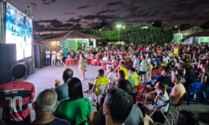 Cidade mineira em festa com ouro de Ana Patrícia no vôlei de praia