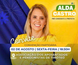 ELEIÇÕES 2024: Convenção Municipal do Partido Social Democrático de Timóteo (PSD)