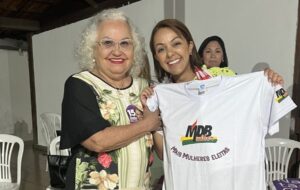 ELEIÇÕES 2024: Dra. Stella Nunes recebe a presidente do MDB estadual