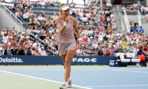 Bia Haddad avançou à terceira rodada do US Open (foto: AFP)