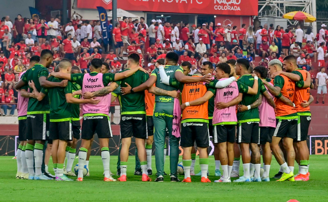 América em jogo contra o Vila Nova, pela Série B (foto: Mourão Panda/América)