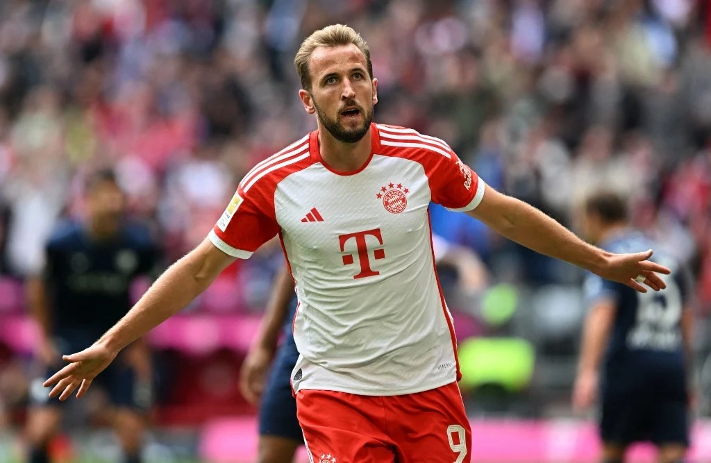 Harry Kane, jogador do Bayern de Munique (foto: Christof Stache/AFP)