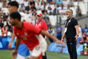 Rogério Micale em jogo do Egito nos Jogos Olímpicos de Paris (foto: Sylvain Thomas/AFP)