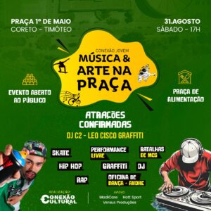 Conexão Cultural agita a Praça 1º de Maio no fim da tarde de sábado » Portal MaisVip