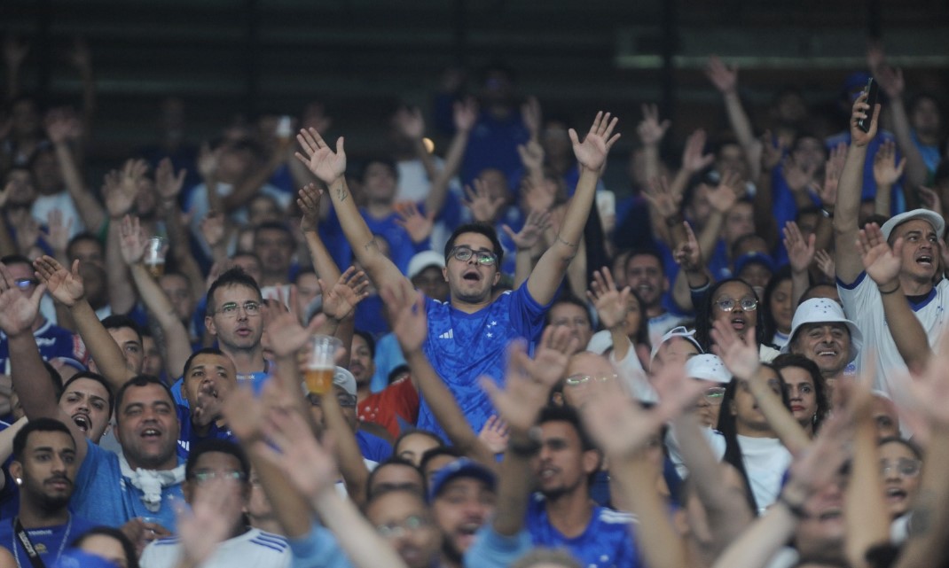 Torcedores do Cruzeiro (foto: Alexandre Guzanshe/EM/D.A Press)