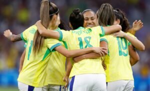 Brasil enfrentou a Espanha na semifinal do futebol feminino (foto: Rafael Ribeiro/CBF)