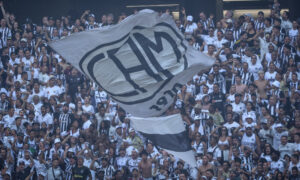 Torcida do Atlético na Arena MRV (foto: Pedro Souza / Atlético)