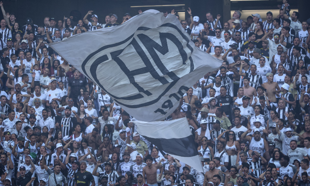 Torcida do Atlético na Arena MRV (foto: Pedro Souza / Atlético)