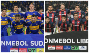 Times de Boca Juniors e San Lorenzo (foto: JUAN MABROMATA / AFP)